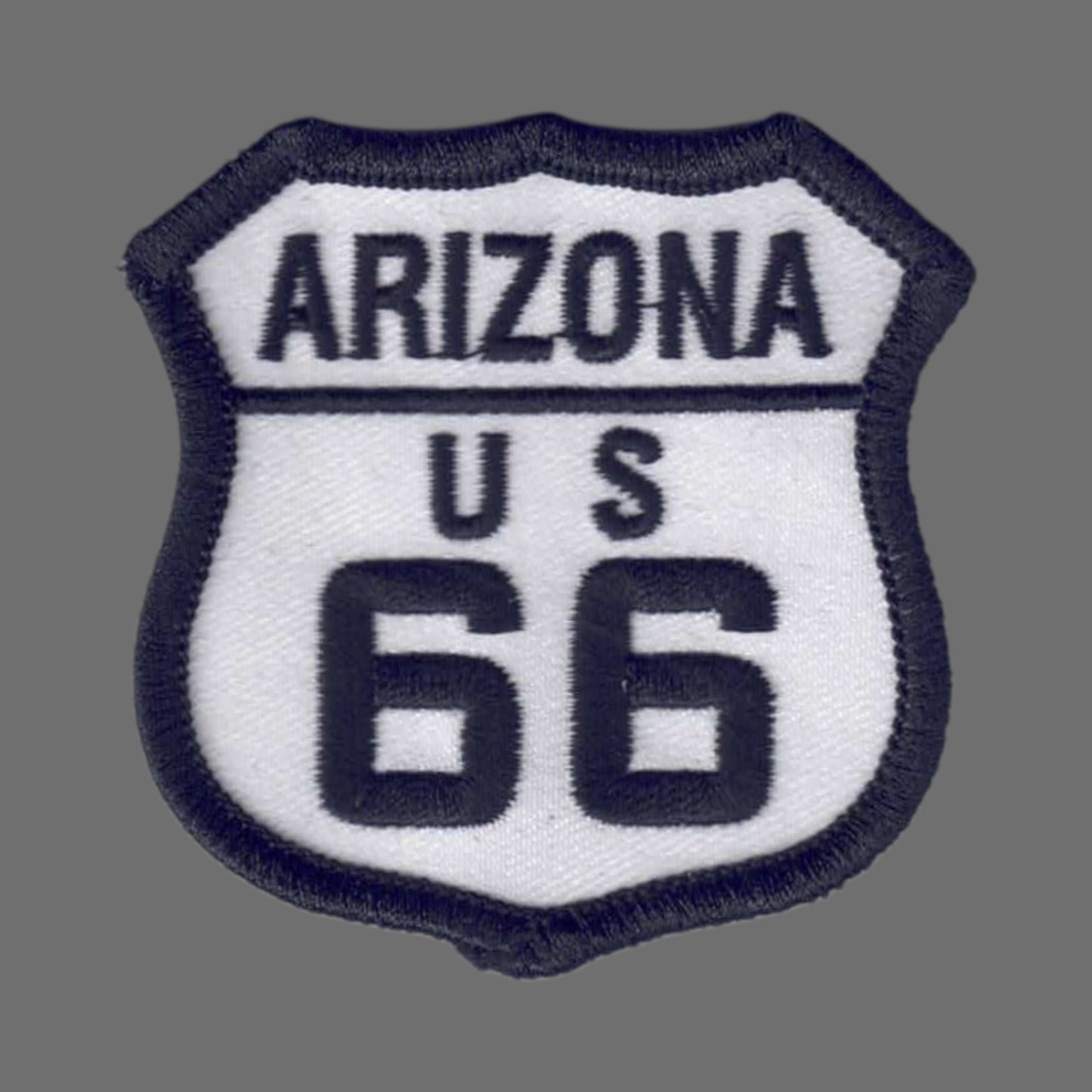 ARIZONA Route 66 on White Souvenir Patch - 1116-39