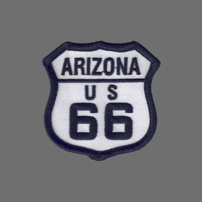ARIZONA Route 66 on White Souvenir Patch - 1116-39