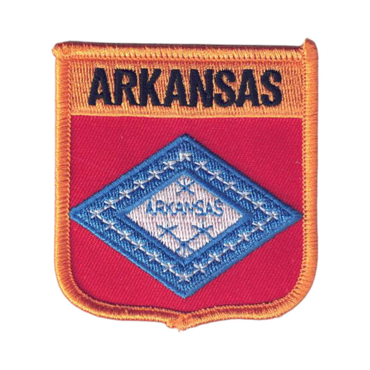 ARKANSAS Med Sate Flag Souvenir Patch - 1155