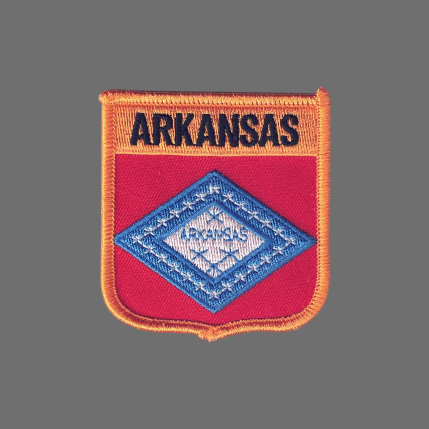 ARKANSAS Med Sate Flag Souvenir Patch - 1155