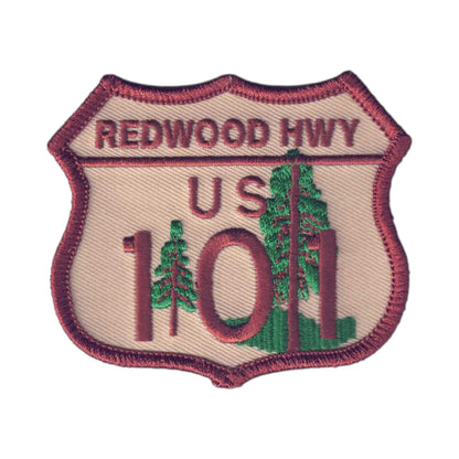 REDWOOD HWY US 101 Souvenir Patch- 1208