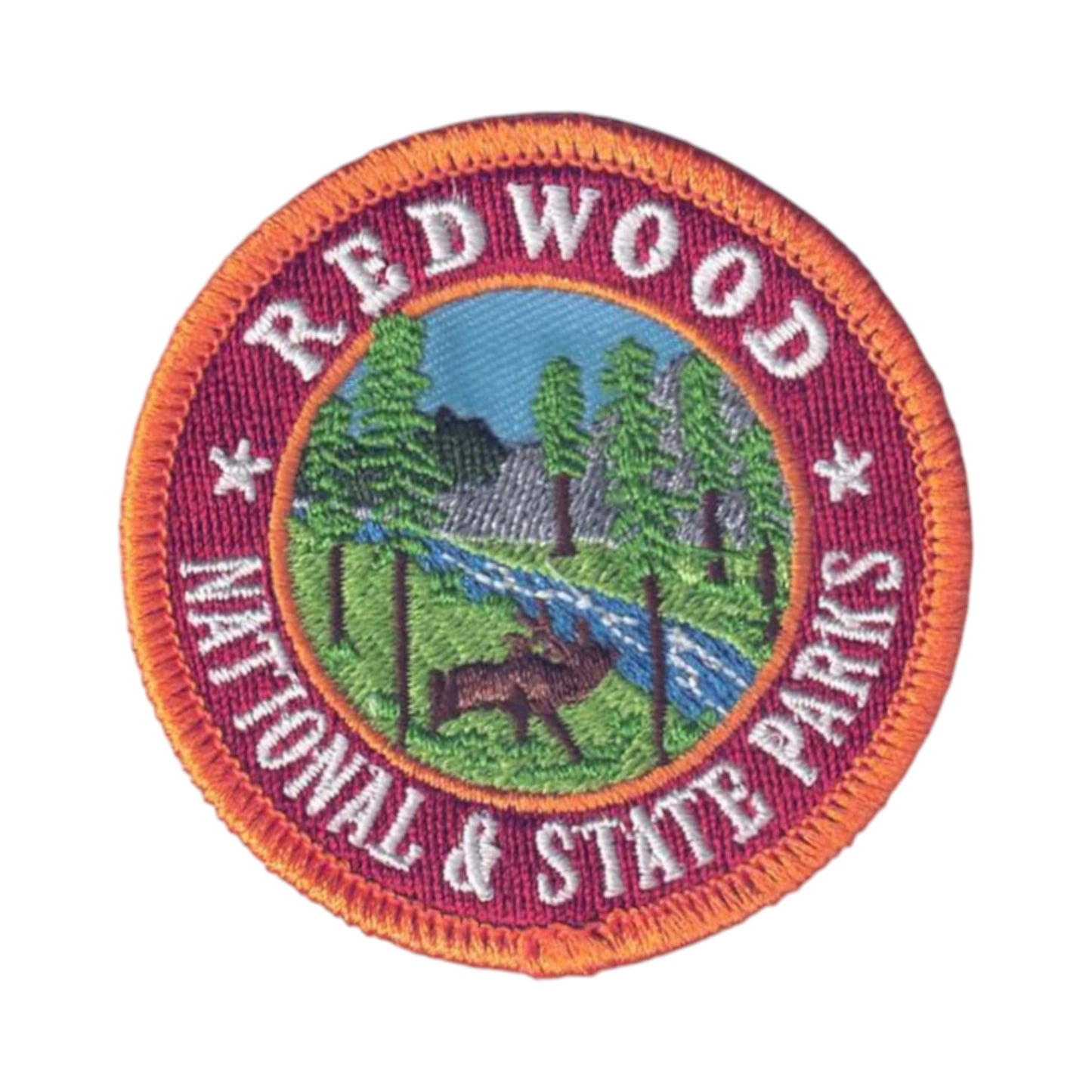 REDWOOD National and State Parks Souvenir Patch - 1217
