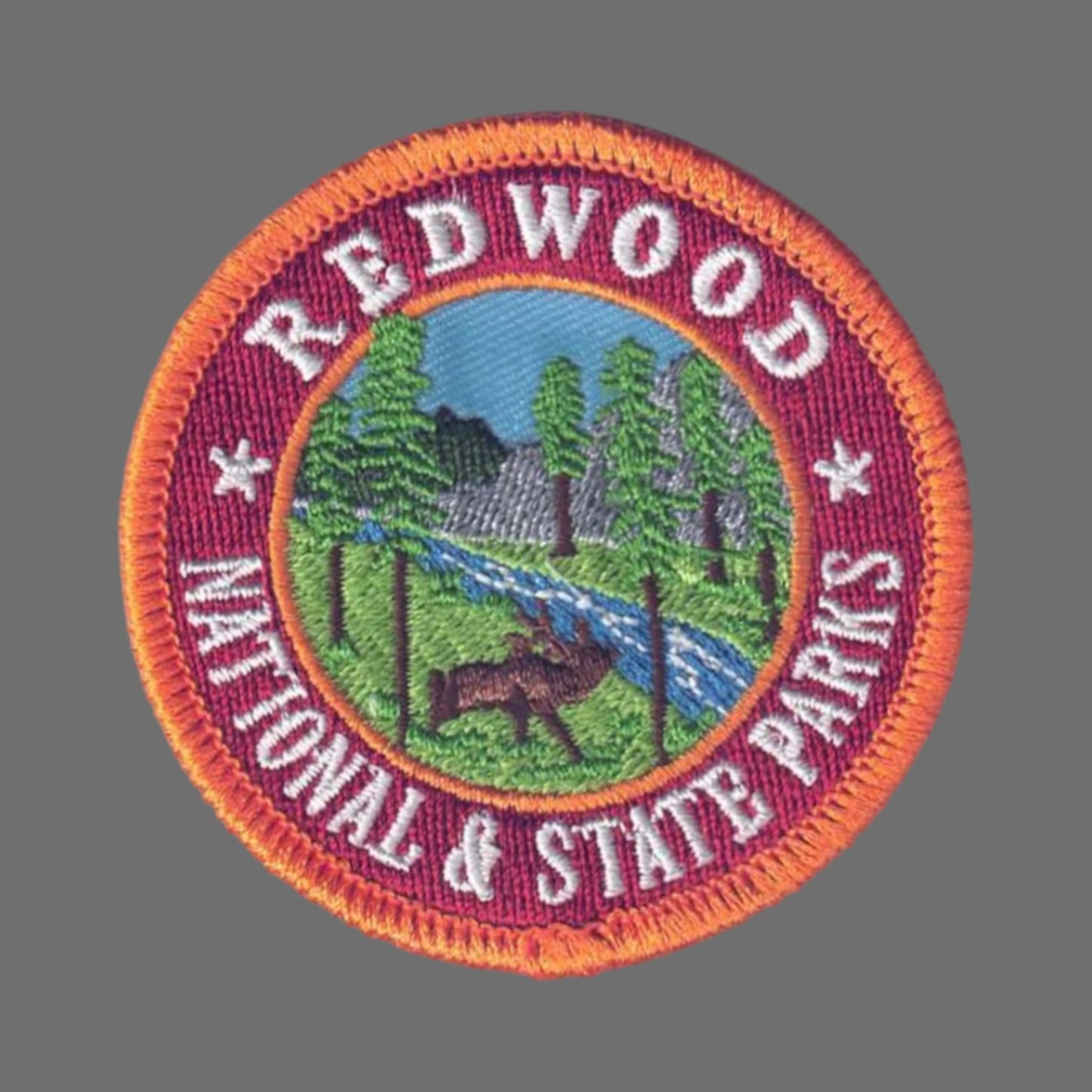 REDWOOD National and State Parks Souvenir Patch - 1217