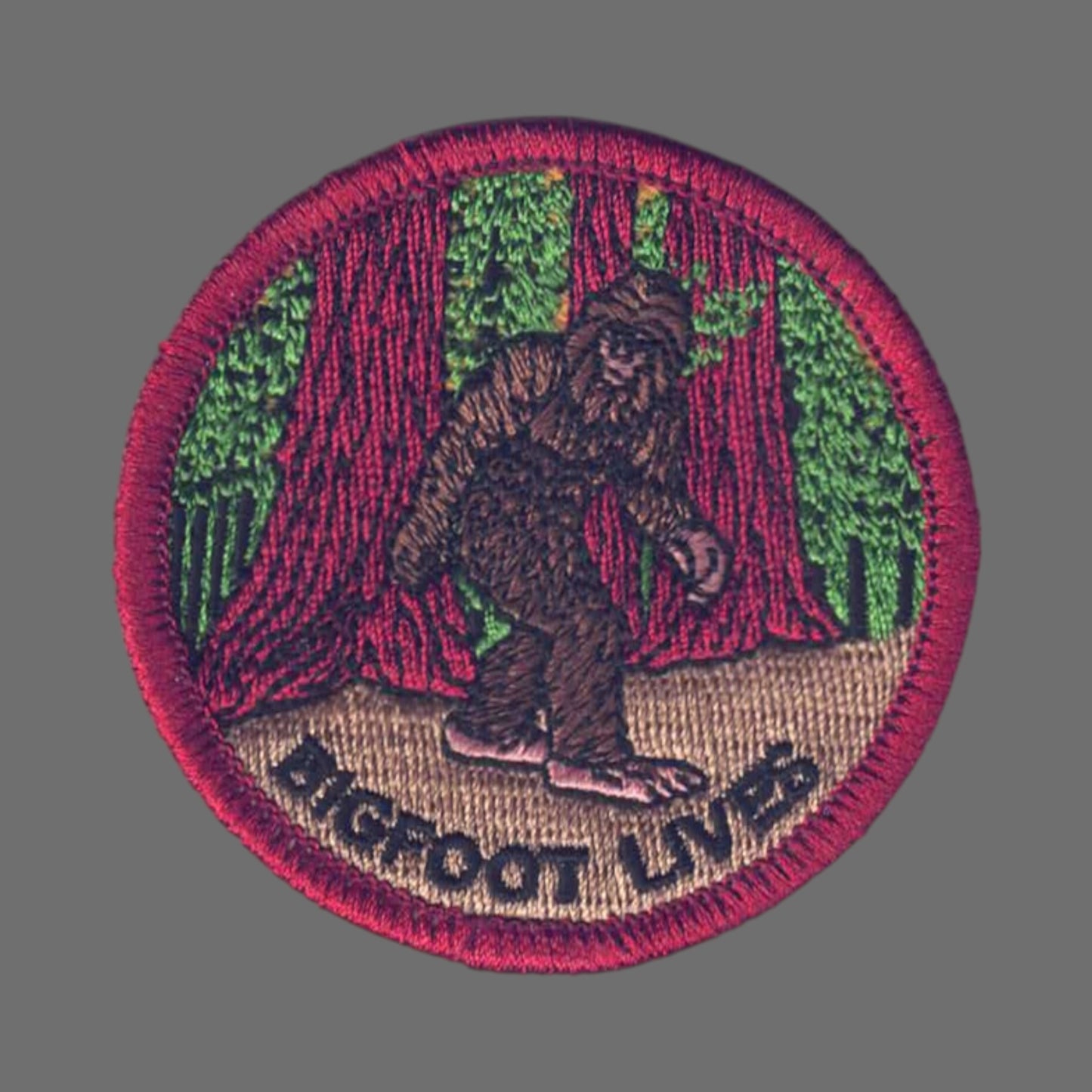 BIGFOOT LIVES Souvenir Patch 2.5 Inch  - 1218/2.5