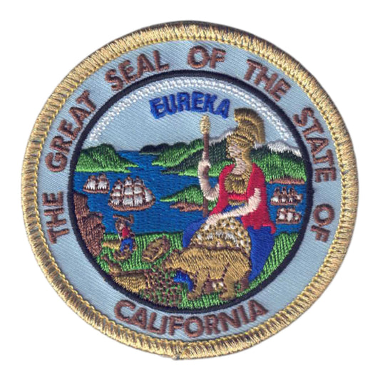 CALIFORNIA CA State Seal Souvenir Patch  -1239