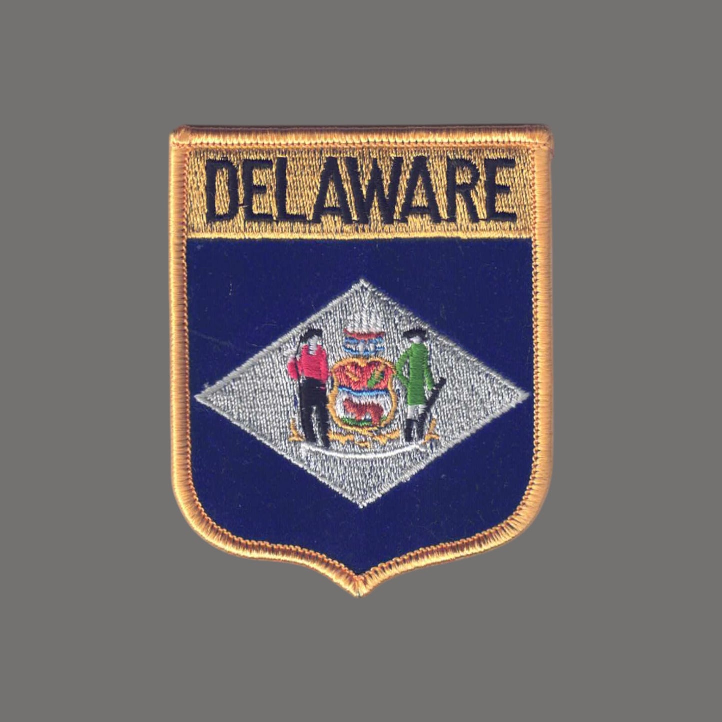 DELAWARE Large Flag Shield Patch - 1352