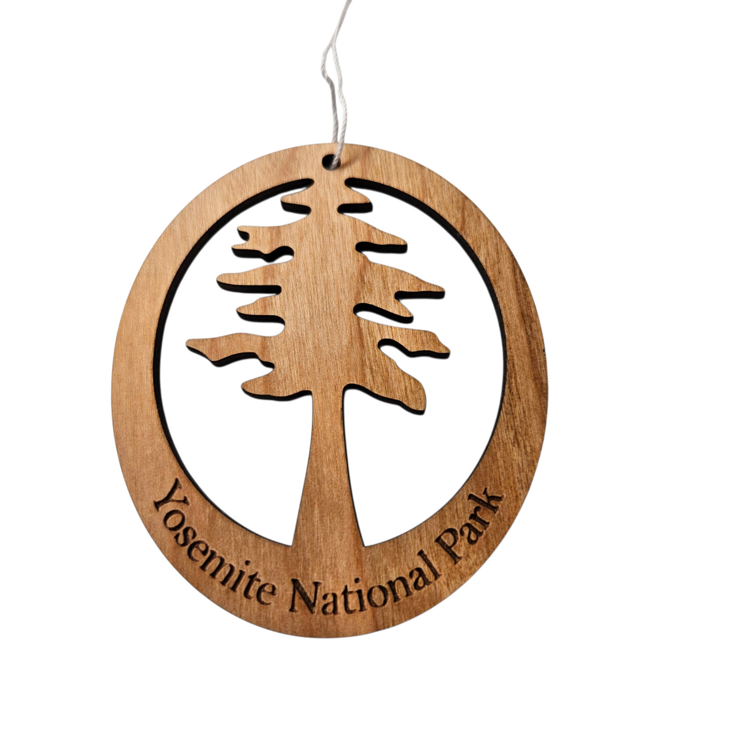 Yosemite Cutout Tree Ornament Wood - Yosemite National Park - 15157