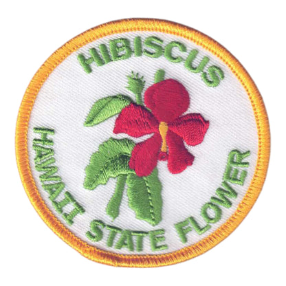 Hawaii Hibiscus State Flower Souvenir Patch - 1575