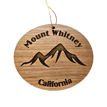 Wholesale Mount Whitney Ornament Wood Mt Whitney California Souvenir CA Mountains