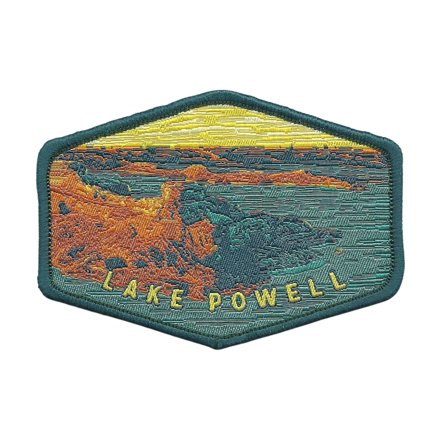 Utah Patch – Lake Powell Utah Souvenir – UT Travel Patch Iron On Applique Embellishment 3.13" Lake Resort Arizona AZ