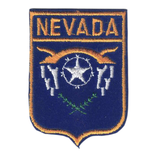 NEVADA Sm Flag Shield Souvenir Patch - 2401