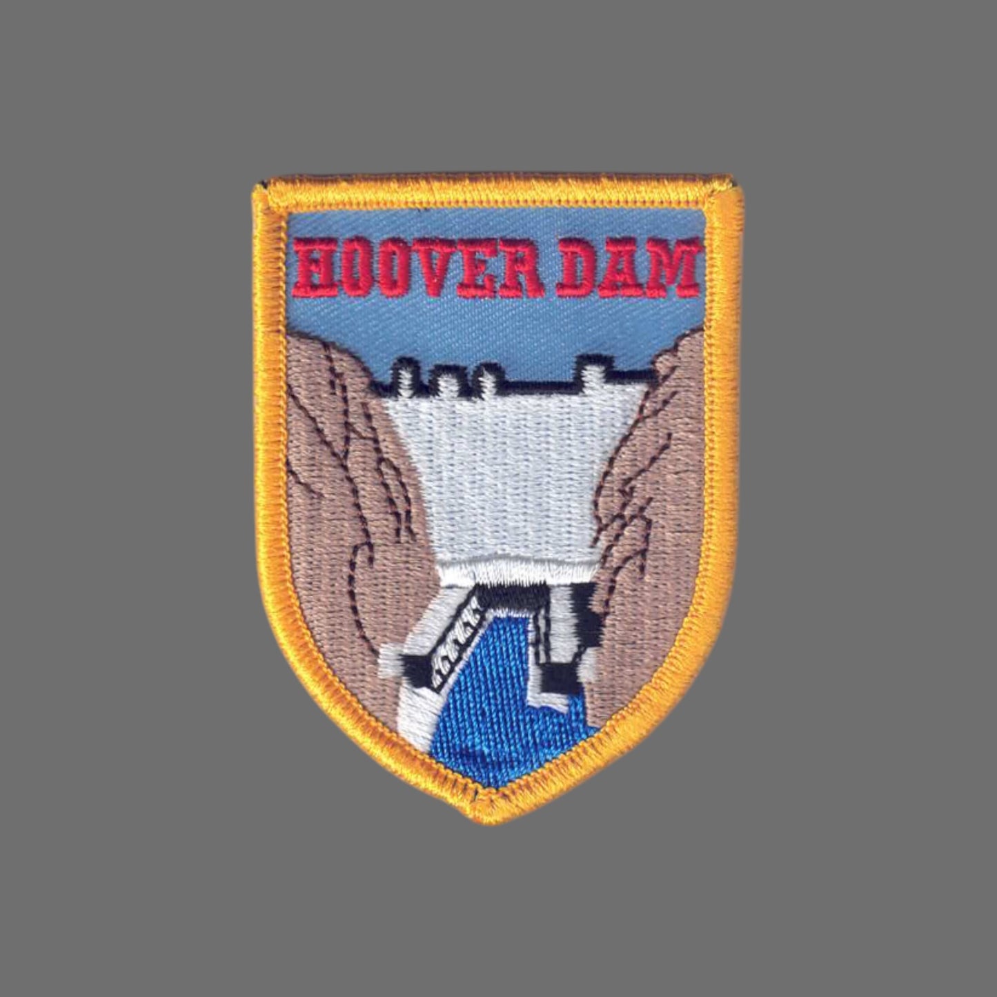 HOOVER DAM Shield Souvenir Patch - 2446