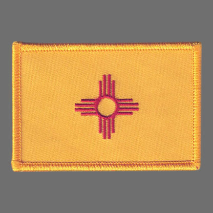New Mexico NM State Flag Patch - 2554