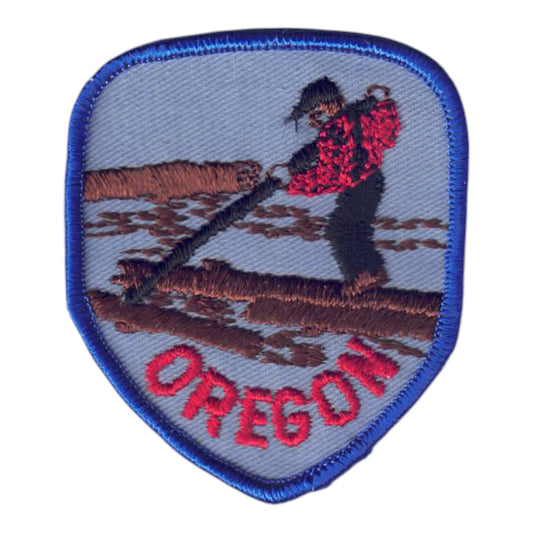 Vintage OREGON logger Patch - 2853