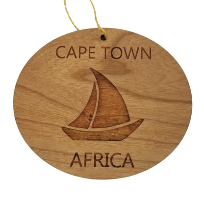 Wholesale Cape Town Africa Ornament - Handmade Wood Souvenir