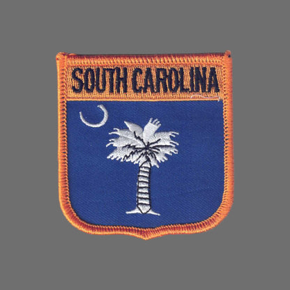 SOUTH CAROLINA Med Flag Shield Patch - 3005
