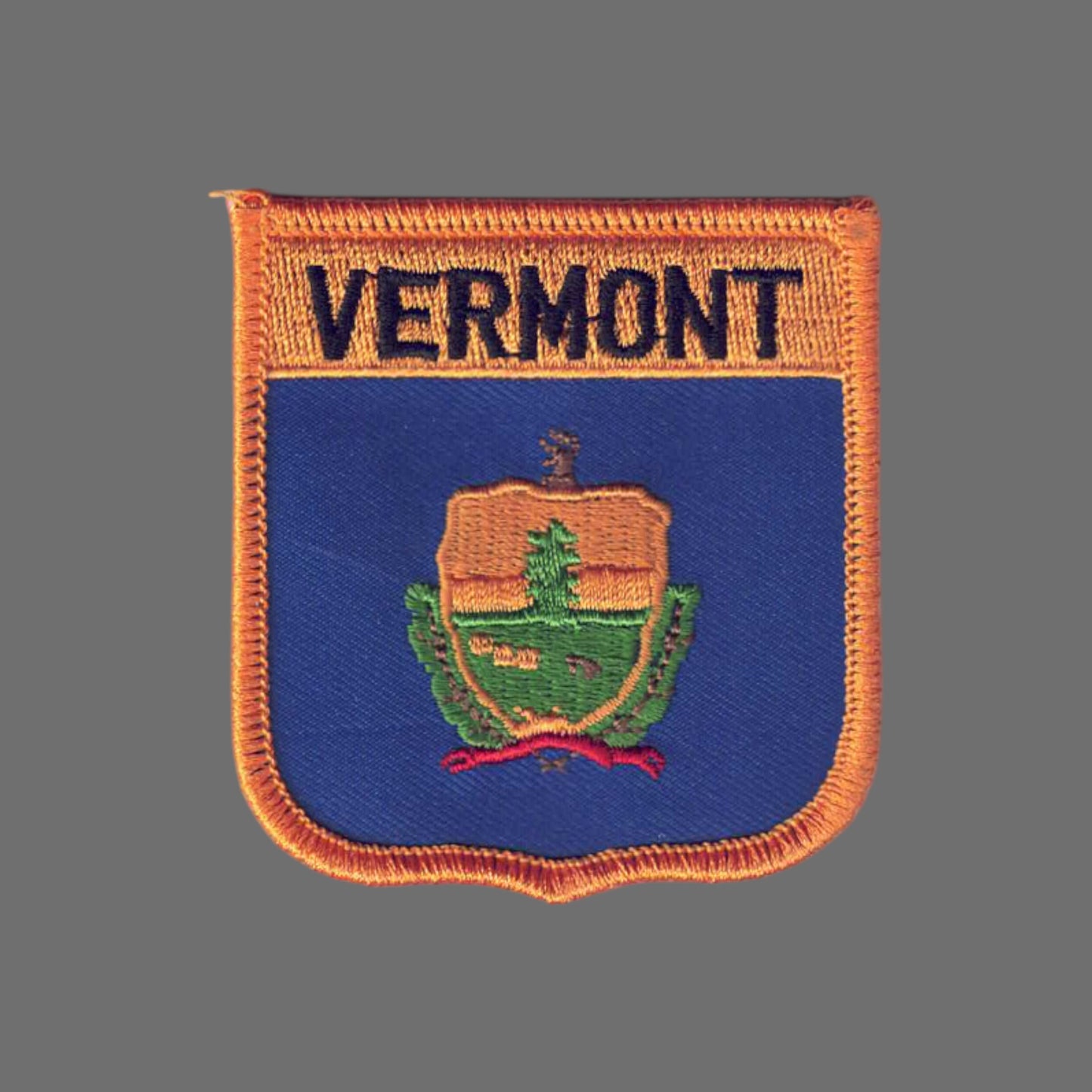 VERMONT Med Flag Shield Souvenir Patch - 3255