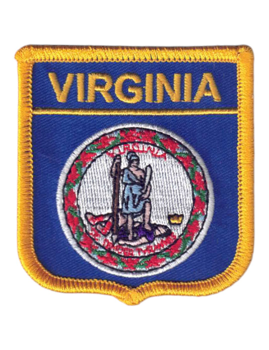 VIRGINIA Med Flag Shield Patch - 3305