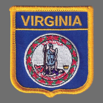 VIRGINIA Med Flag Shield Patch - 3305