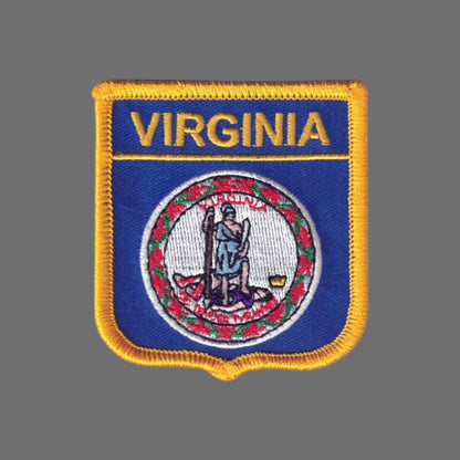 VIRGINIA Med Flag Shield Patch - 3305