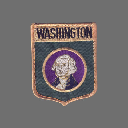 WASHINGTON LG Flag Shield Patch - 3352
