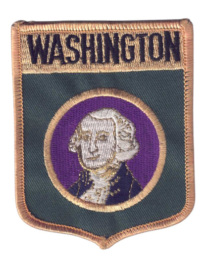 WASHINGTON LG Flag Shield Patch - 3352