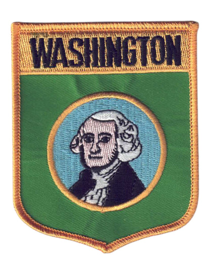 WASHINGTON LG Flag Shield Patch - 3352