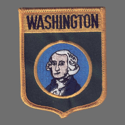 WASHINGTON LG Flag Shield Patch - 3352