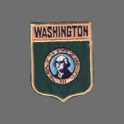 WASHINGTON LG Flag Shield Patch - 3352