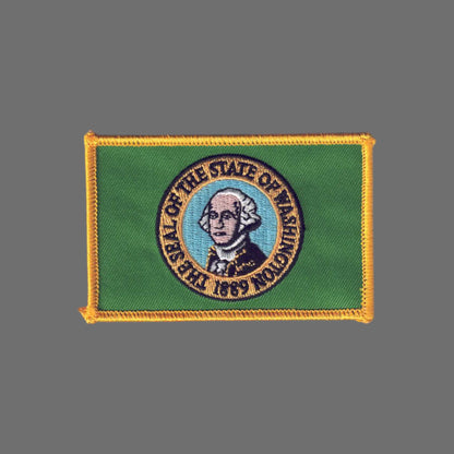 WASHINGTON Flag Souvenir Patch - 3354