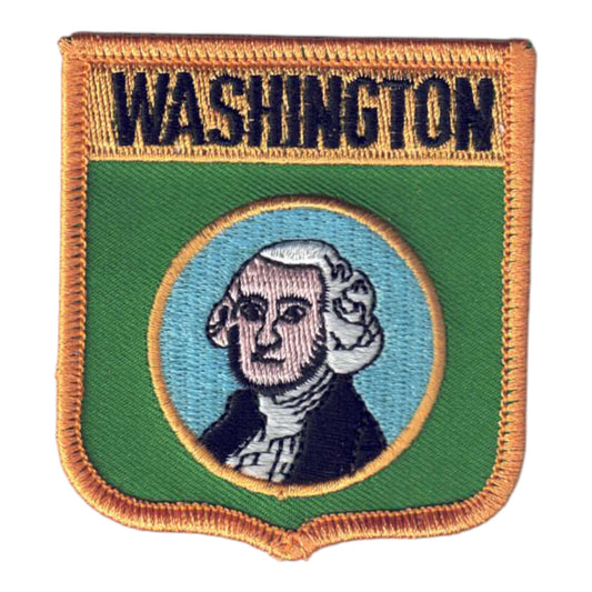 WASHINGTON Med Flag Shield Patch - 3355