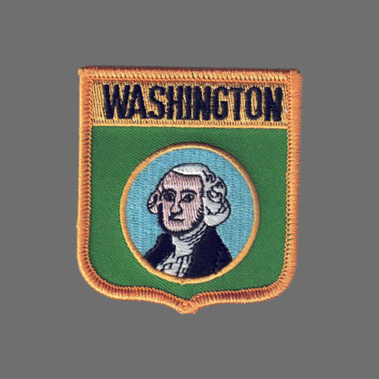 WASHINGTON Med Flag Shield Patch - 3355