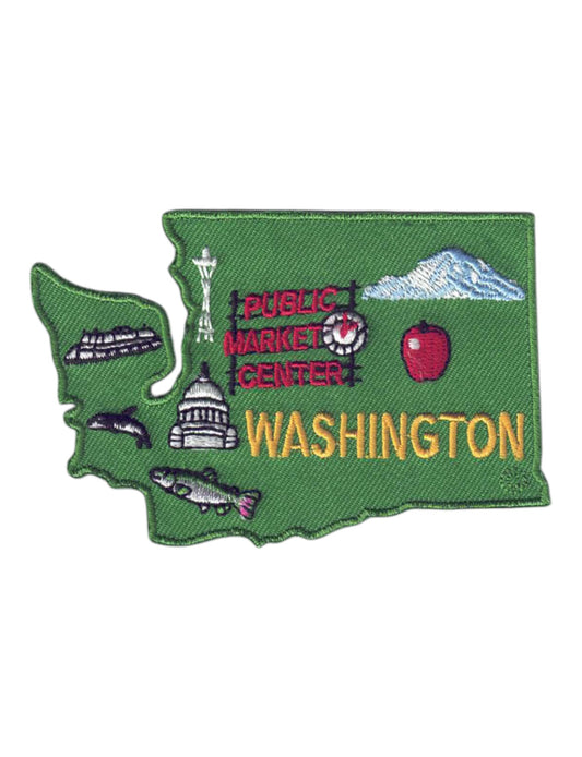 WASHINGTON WA State Map Patch - 3376