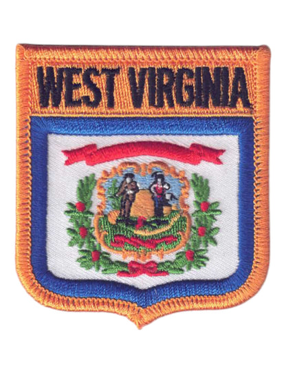 WEST VIRGINIA Med Flag Shield Patch - 3405