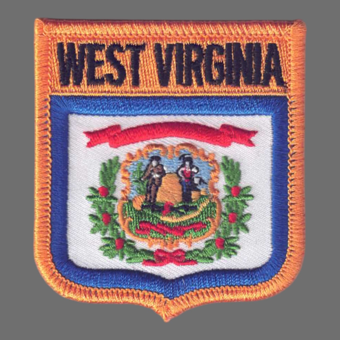 WEST VIRGINIA Med Flag Shield Patch - 3405