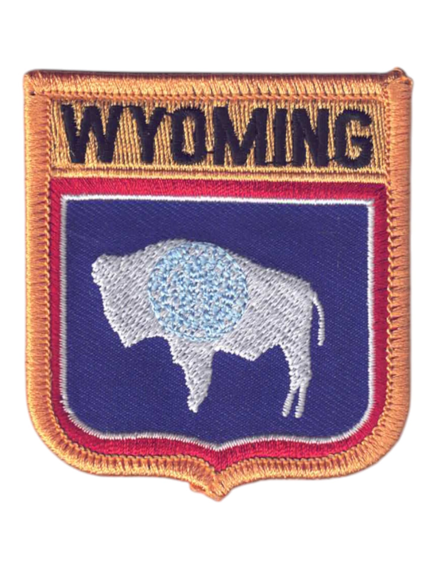 WYOMING Med Flag Shield Patch - 3505