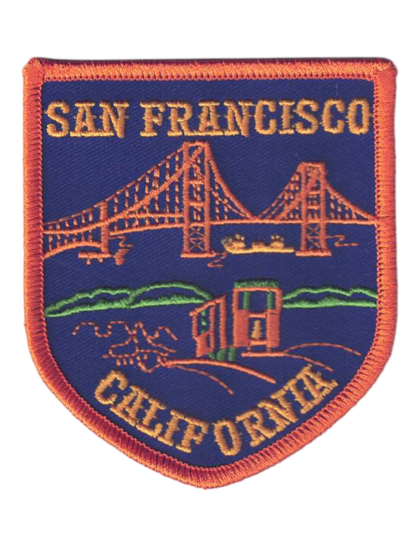 SAN FRANCISCO Shield Patch Yellow Border - 4001-32