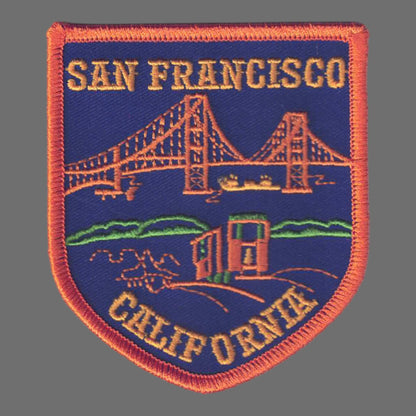 SAN FRANCISCO Shield Patch Yellow Border - 4001-32