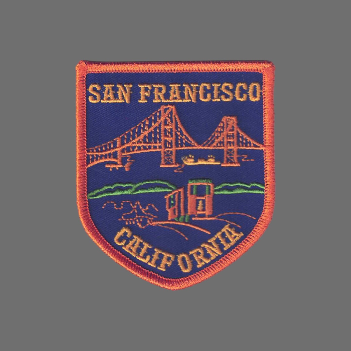 SAN FRANCISCO Shield Patch Yellow Border - 4001-32