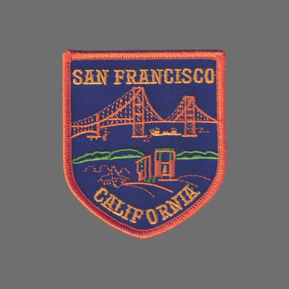 SAN FRANCISCO Shield Patch Yellow Border - 4001-32