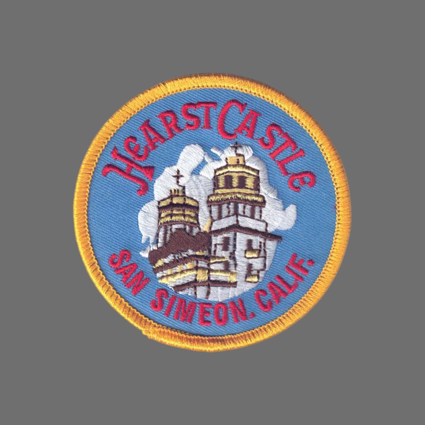 HEARST CASTLE - SAN SIMEON, CALIF souvenir embroidered patch - 4551