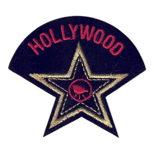 HOLLYWOOD star souvenir embroidered patch -4655