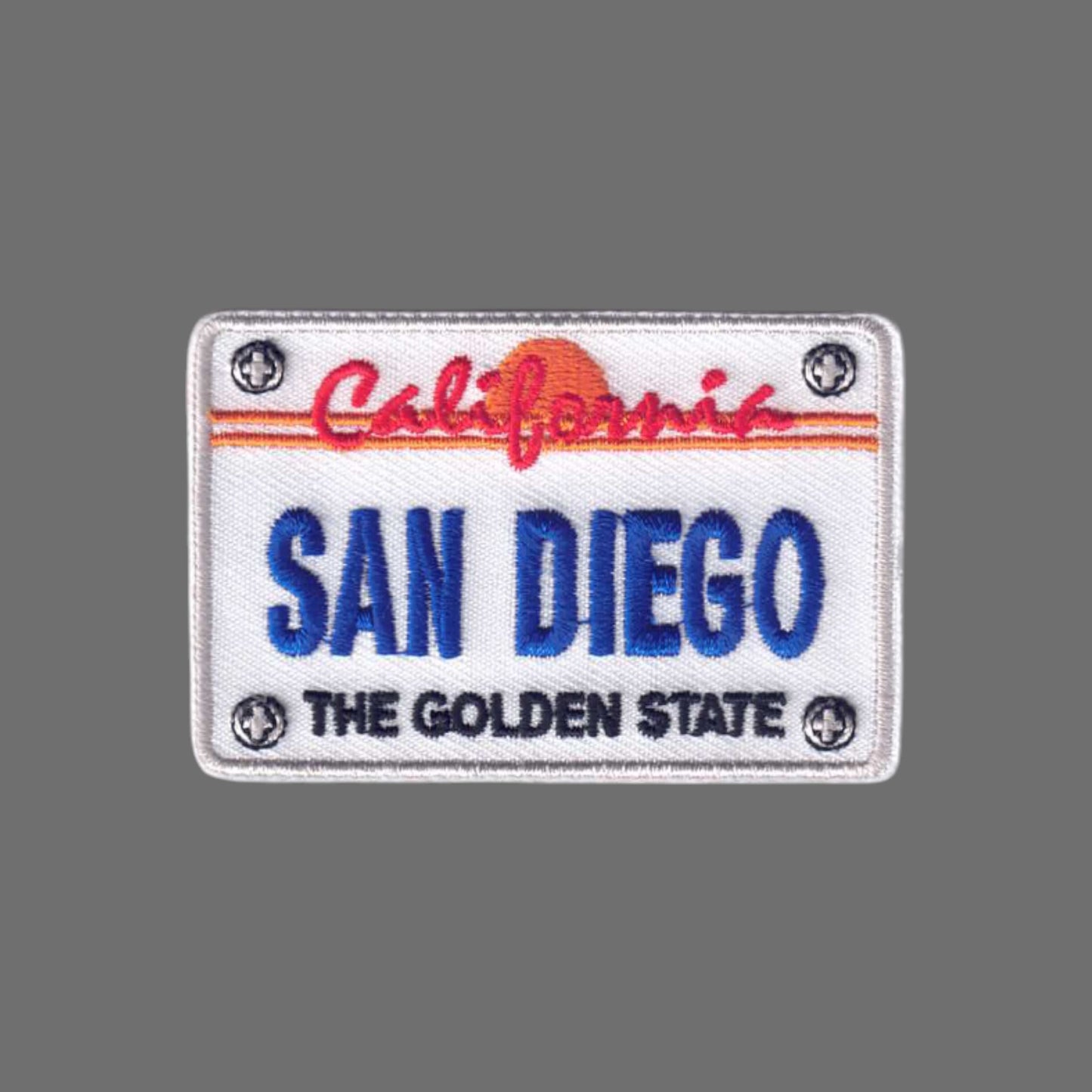 SAN DIEGO License Plate Patch - 4708