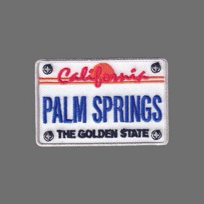 PALM SPRINGS License Plate Patch - 4753