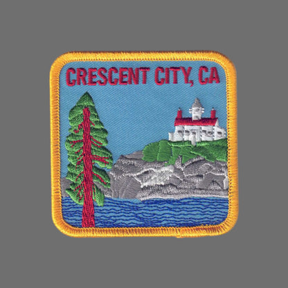 CRESCENT CITY, CA Souvenir Patch 3 Inch- 4813