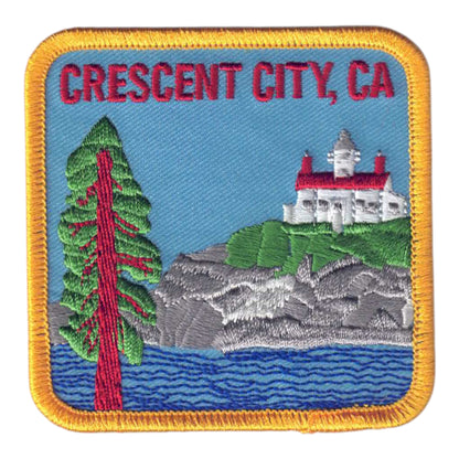 CRESCENT CITY, CA Souvenir Patch 3 Inch- 4813