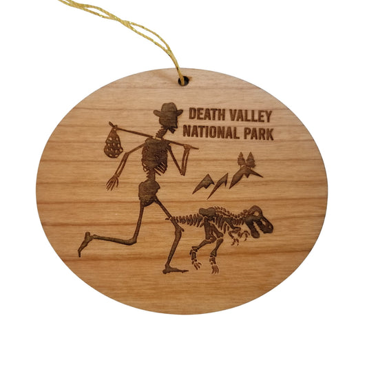 Wholesale Death Valley National Park Ornament - Dinosaur Skeleton Handmade Wood Souvenir