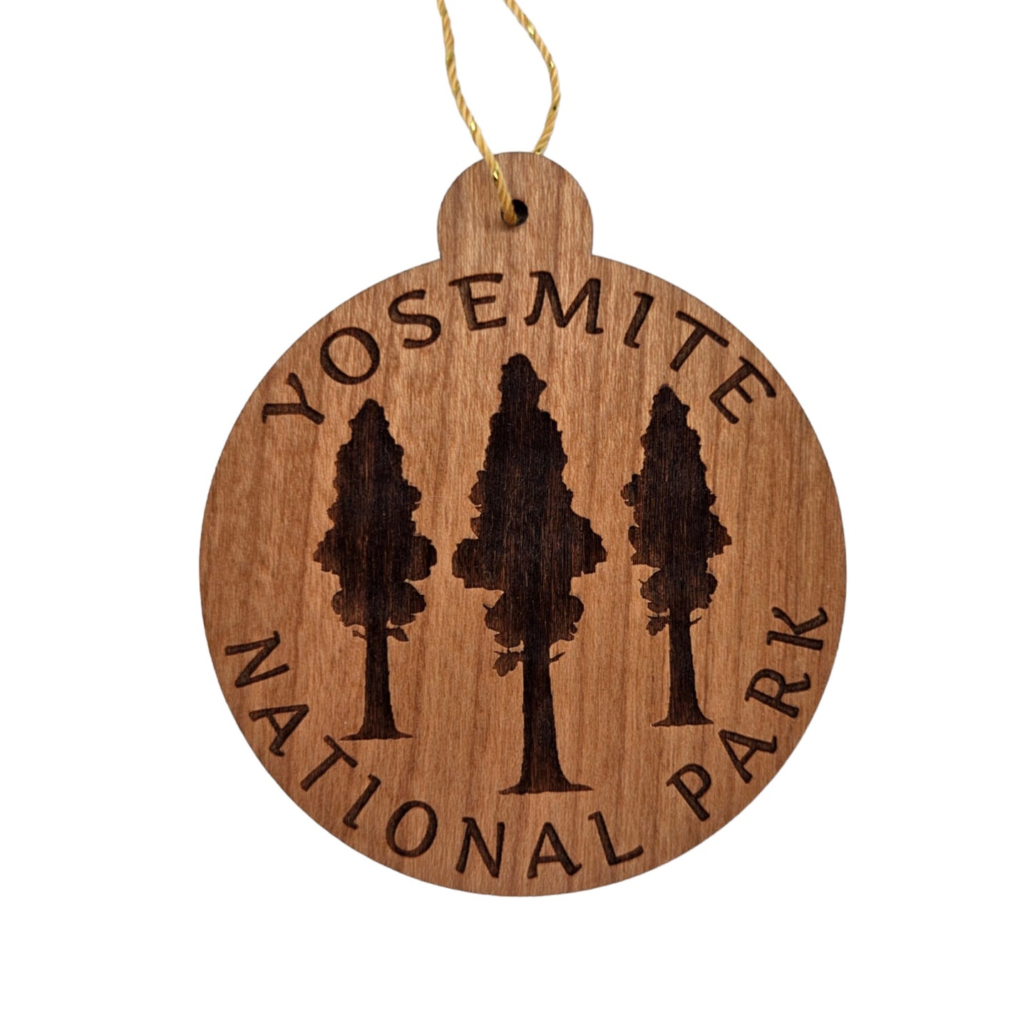 Yosemite National Park Wood Ornament Giant Trees 3 Trees  - 15689