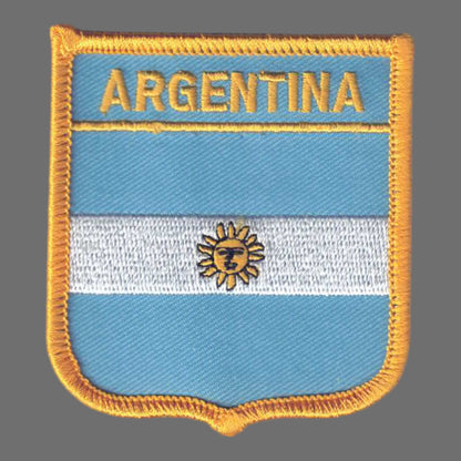 ARGENTINA Country Flag Shield Patch - 6011