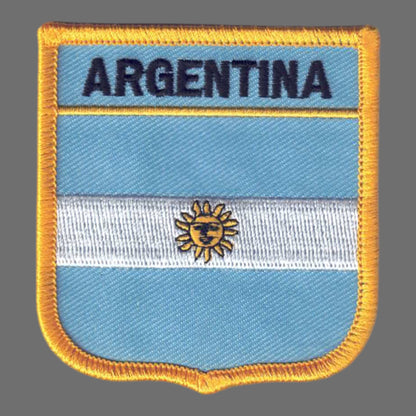 ARGENTINA Country Flag Shield Patch - 6011